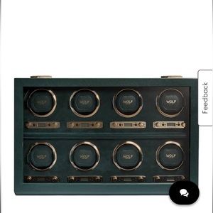 Wolf British Racing 8-Piece Watch Winder NIB